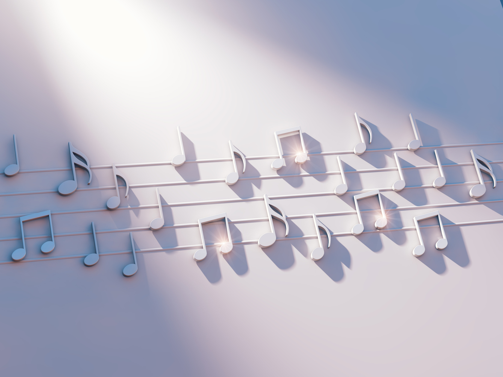 Musical Notes Background Design